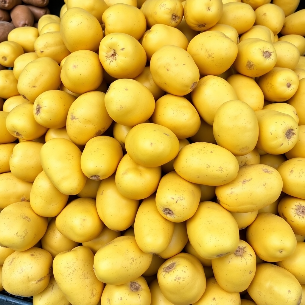 Papa amarilla premium lista para freír